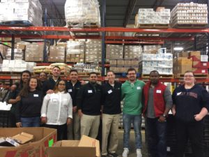 Green Lawn Fertilizing Members Volunteer at Chester County Food Bank