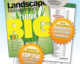 Green Lawn Fertilizing ranks number 9 in Lawn Care according to Lawn and Landscape Magazine