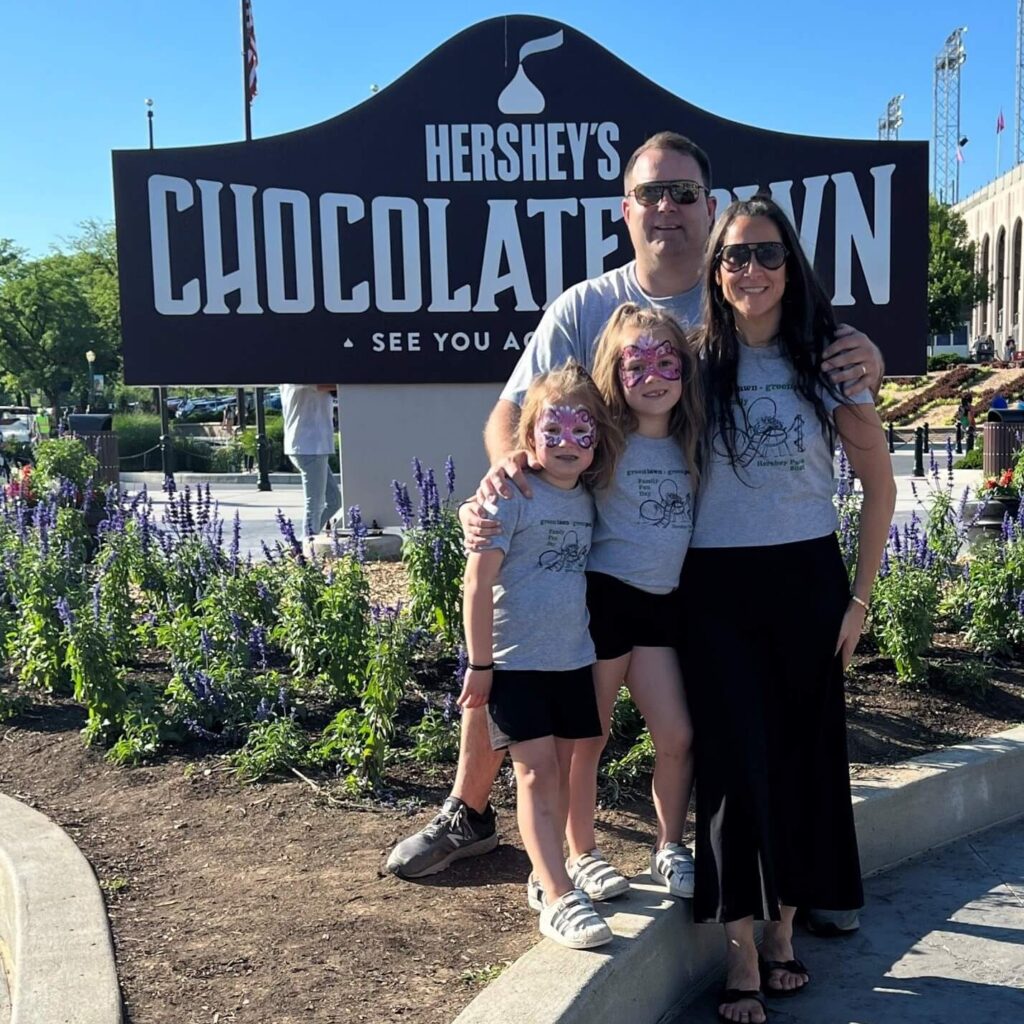 Matt Jesson and Family at Hershey Park