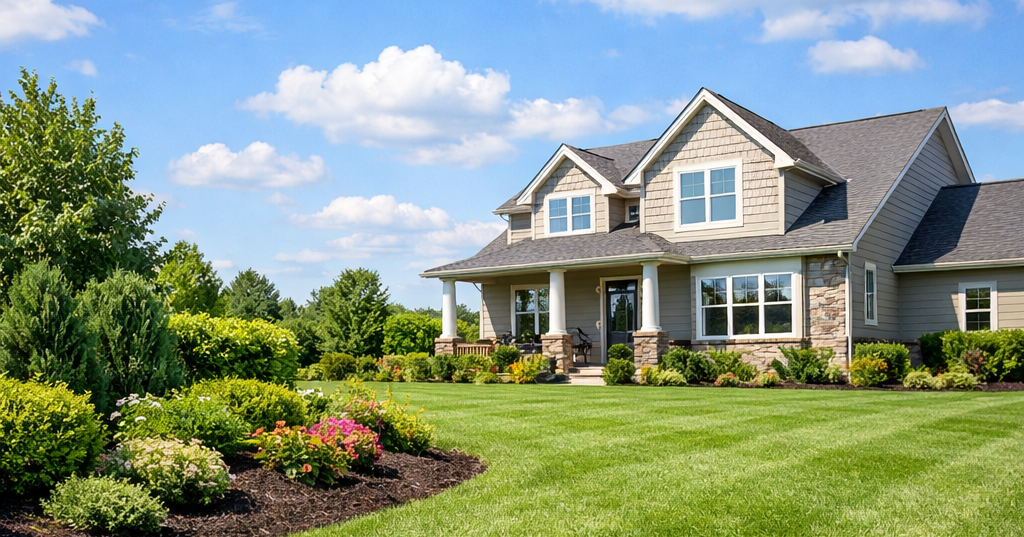 professionally cared for lawn in the Philadelphia metro area